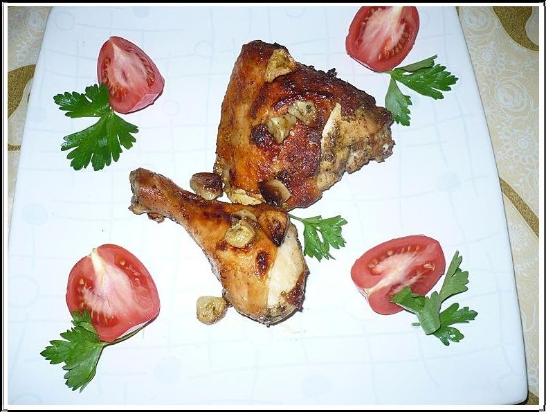 Kurczak z czosnkiem