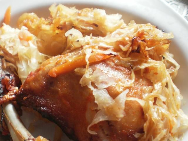 Kurczak z kapustą z woreczka Kurczak z kapustą z woreczka