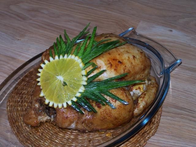 Kurczak z kaszą gryczaną i grzybami