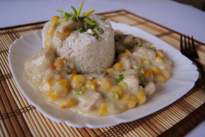 Kurczak z kukurydzą