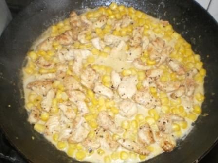 Kurczak z kukurydzą