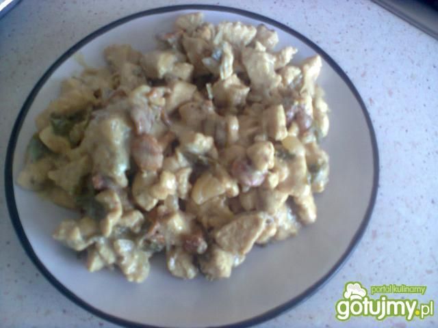 Kurczak z kurkami w sosie jogurtowym Kurczak z kurkami w sosie jogurtowym