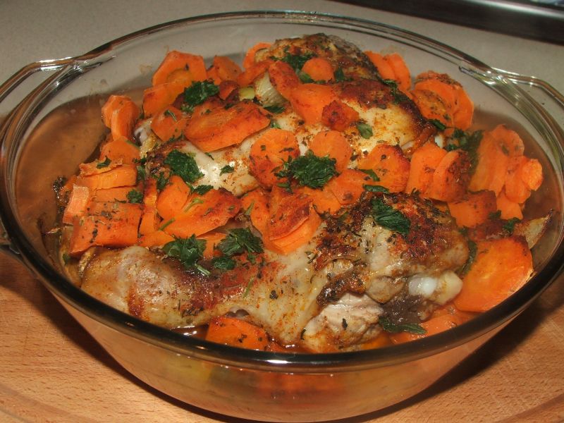Kurczak z marchewką Kurczak z marchewką