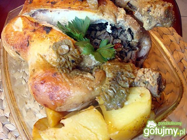 Kurczak z nadzieniem grzybowym  Kurczak z nadzieniem grzybowym