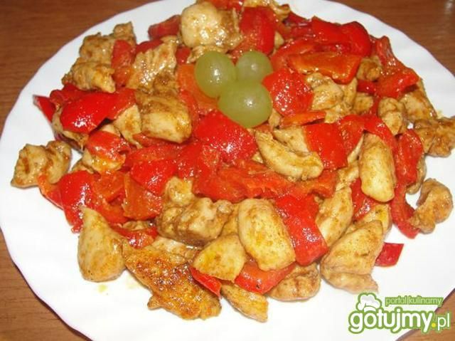 Kurczak z papryką wg alaaa Kurczak z papryką wg alaaa
