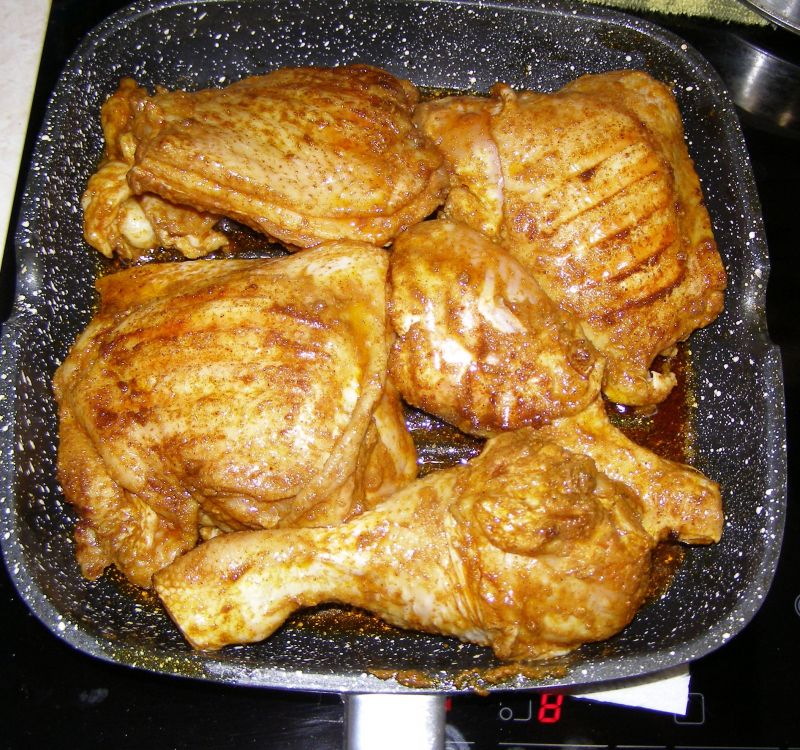 Kurczak z patelni grill