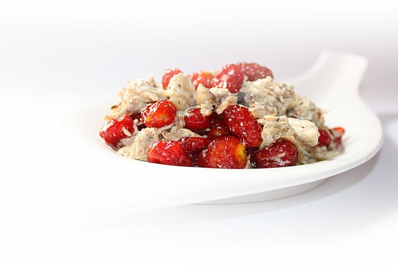 Kurczak z pomidorami suszonymi  cherry Kurczak z pomidorami suszonymi  cherry