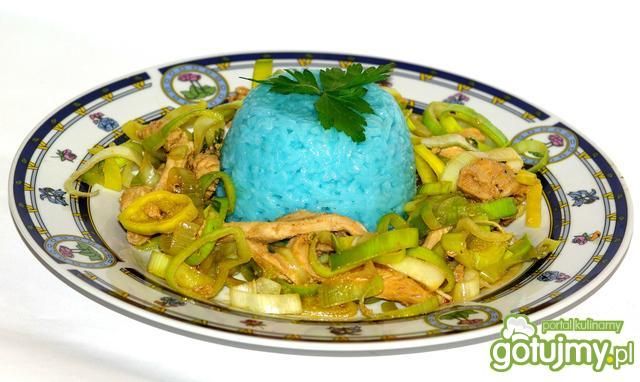 Kurczak z porem i imbirem