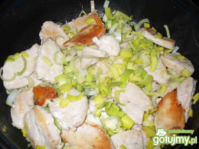 Kurczak z ryżem na zielono - z patelni