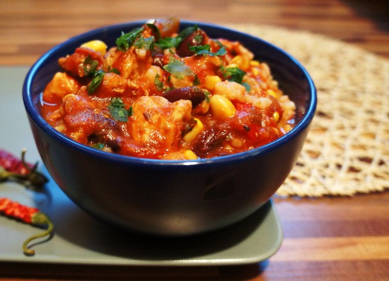 Kurczak z ryżem po meksykańsku