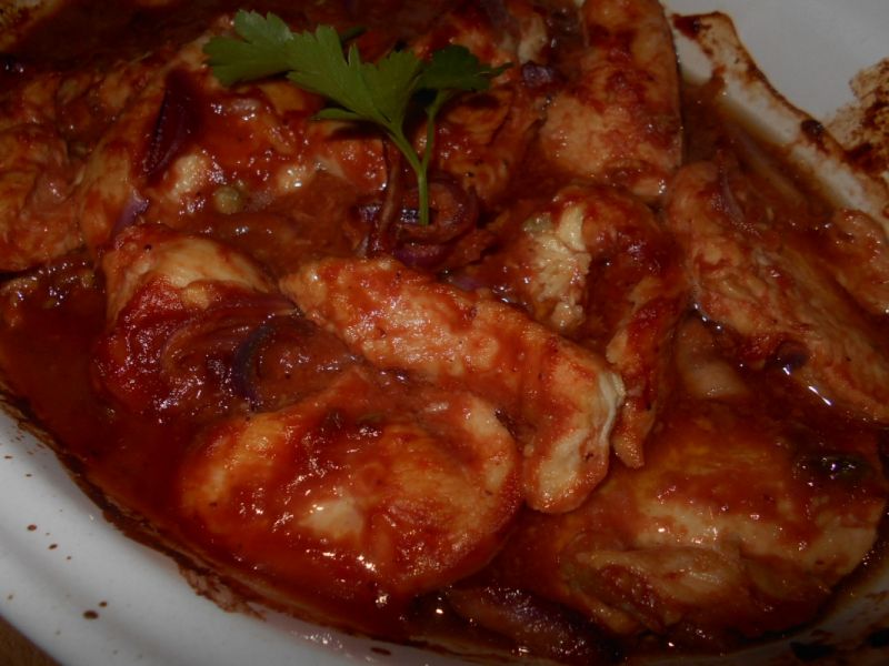 Kurczak z teriyaki i imbirem