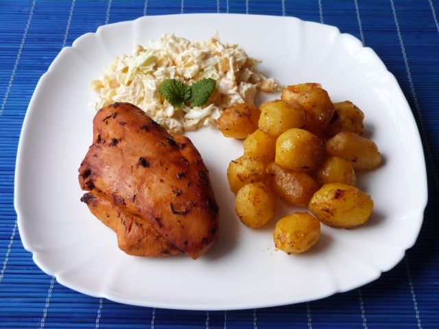 Kurczak z tymiankiem i ketchupem Kurczak z tymiankiem i ketchupem