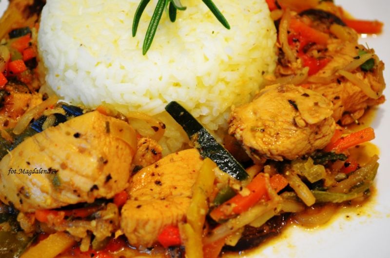 Kurczak z warzywami