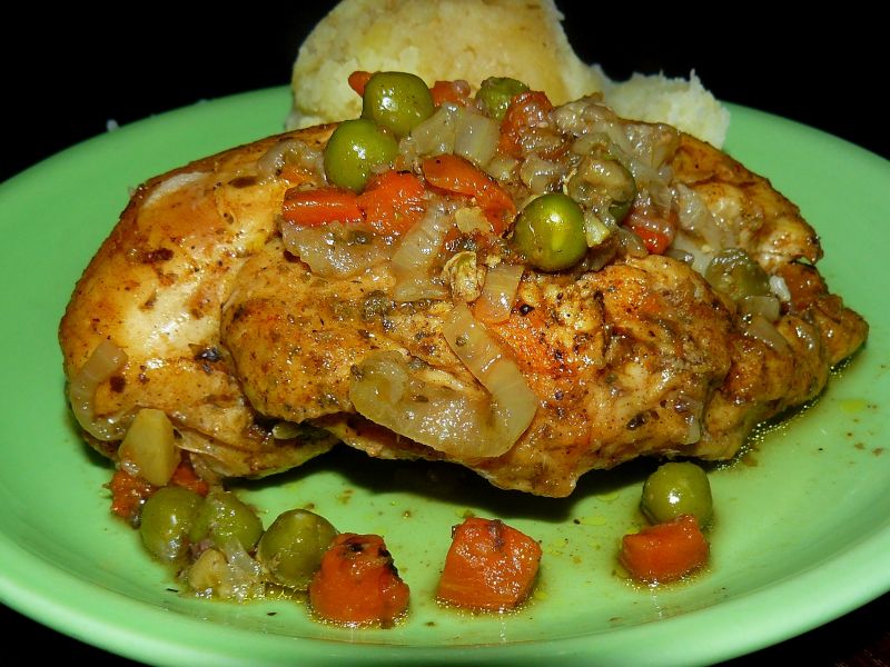 Kurczak z warzywami w worku Kurczak z warzywami w worku