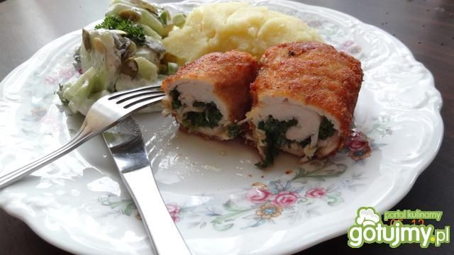 Kurczak z ziołowym nadzieniem