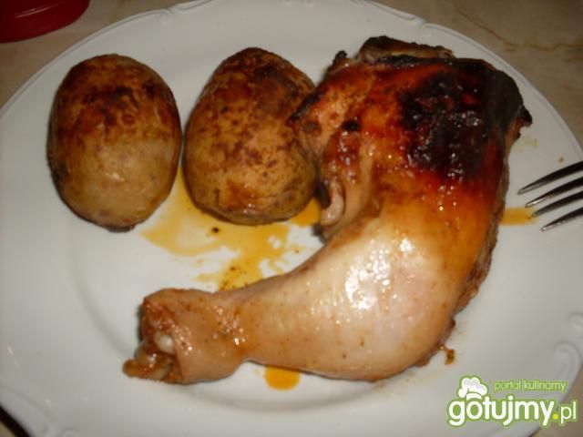 Kurczę pieczone w miodzie