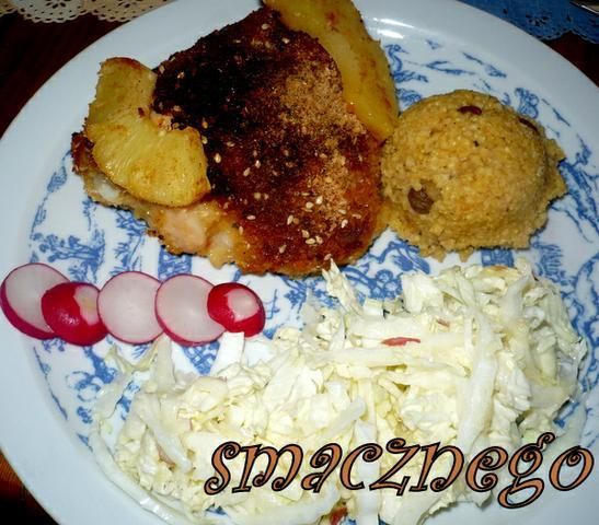 Kurczę z ananasową nutą