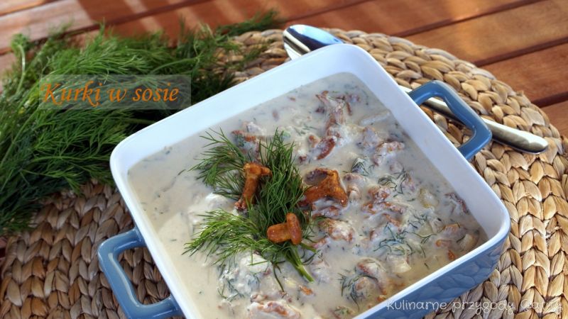 Kurki w sosie śmietanowym