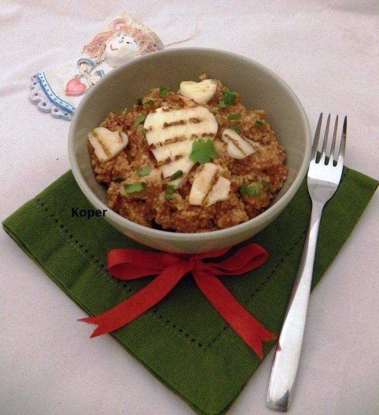 Kuskus z kurczakiem i pomidorami