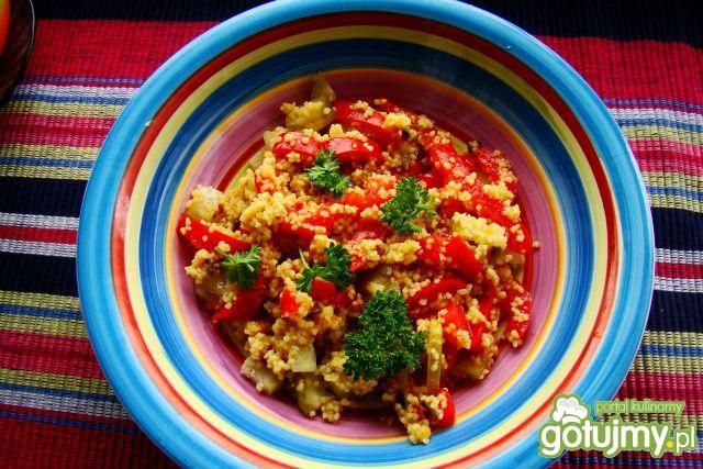 Kuskus z oliwą czosnkową Kuskus z oliwą czosnkową