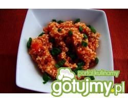 Kuskus z sosem słodko kwaśnym