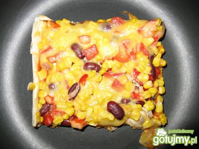 Kwadratowa pizza na bogato wg Elfi Kwadratowa pizza na bogato wg Elfi