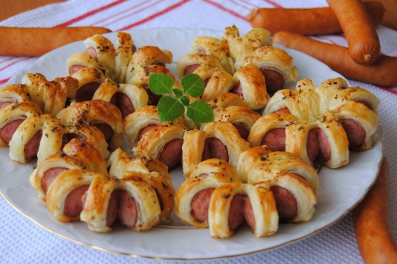 Kwiaty z kiełbaską 