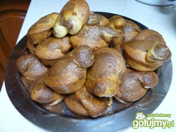 Łaciate muffiny.