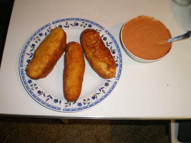 Langoszowe paluchy nadziewane