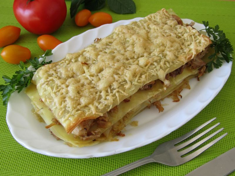 Lasagne łazankowa Lasagne łazankowa