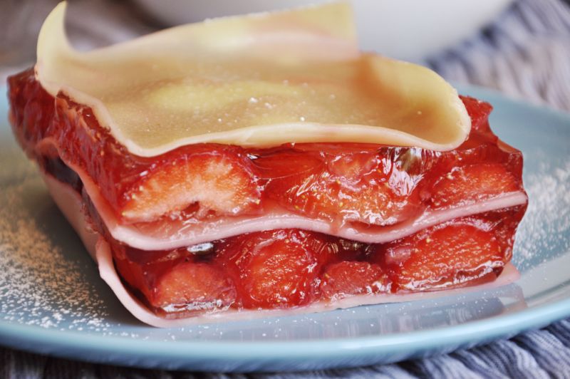 Lasagne truskawkowa