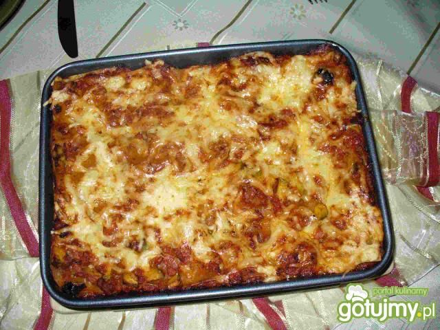 Lasagne z awokado i mozarellą