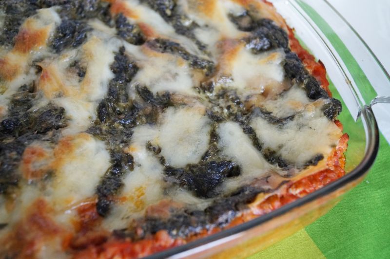 Lasagne z dwoma sosami