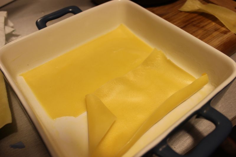 Lasagne z dyni i masłem szałwiowym