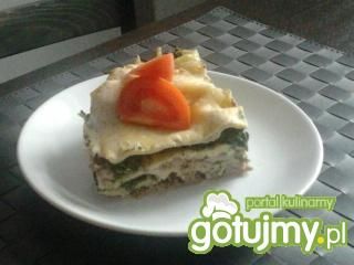 Lasagne z mięsem i szpinakiem Lasagne z mięsem i szpinakiem