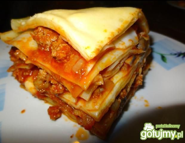Lasagne z pieczarkami