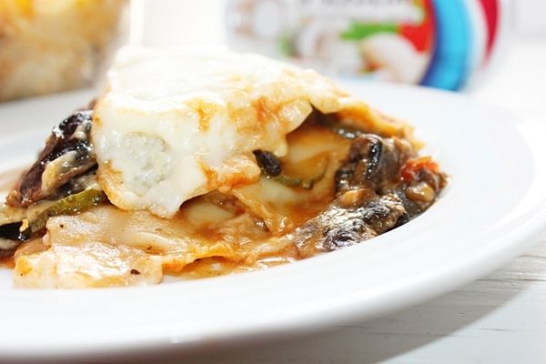 Lasagne z pieczarkami i rybą Lasagne z pieczarkami i rybą