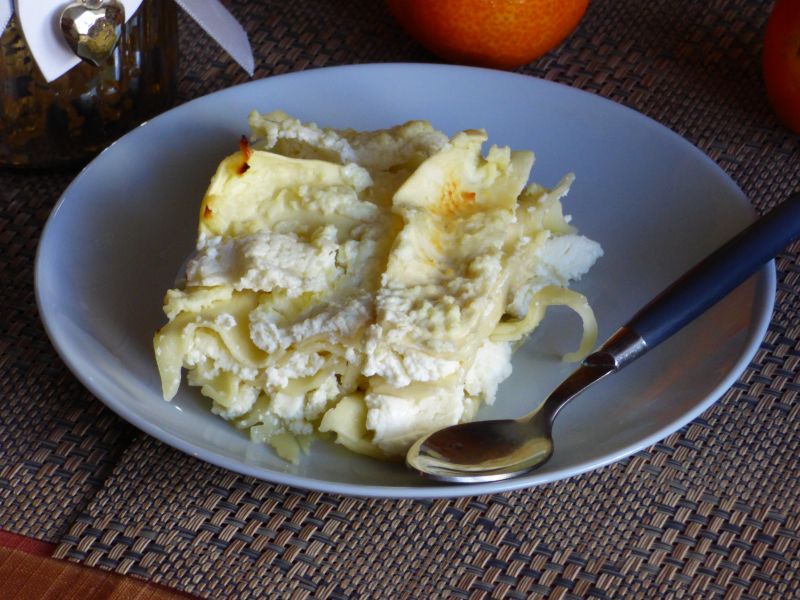 Lasagne z serem na słodko