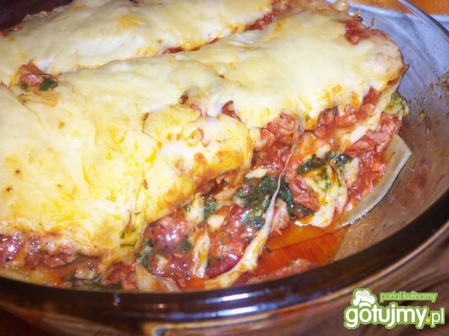 Lasagne ze szpinakiem 3 Lasagne ze szpinakiem 3