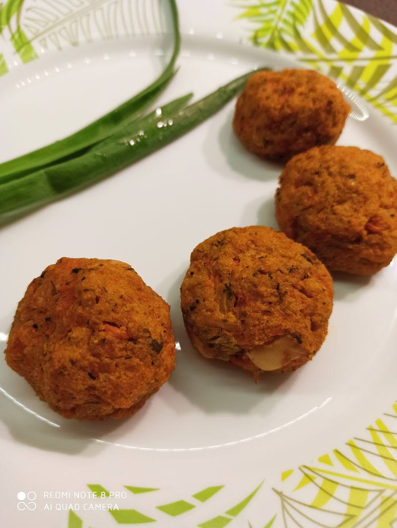 Łatwe pulpeciki marchewkowe wege z piekarnika Łatwe pulpeciki marchewkowe wege z piekarnika