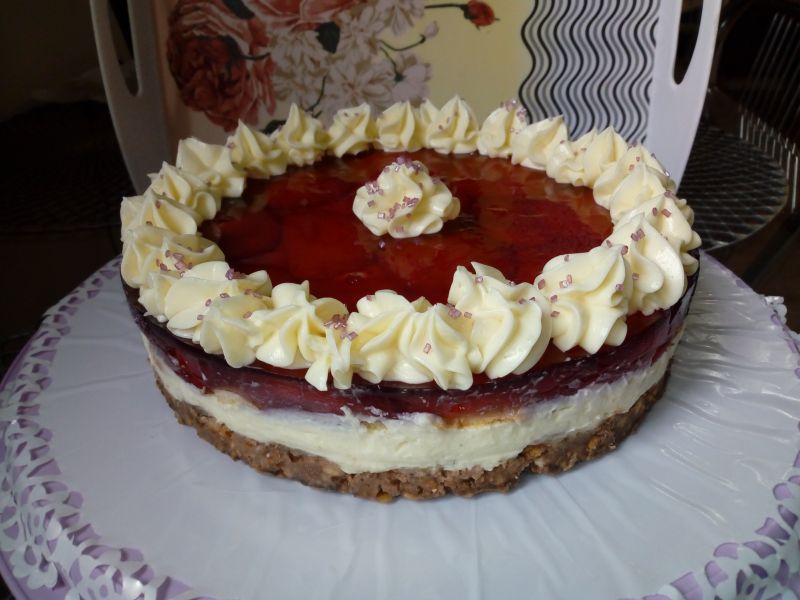 Łatwy torcik bez pieczenia