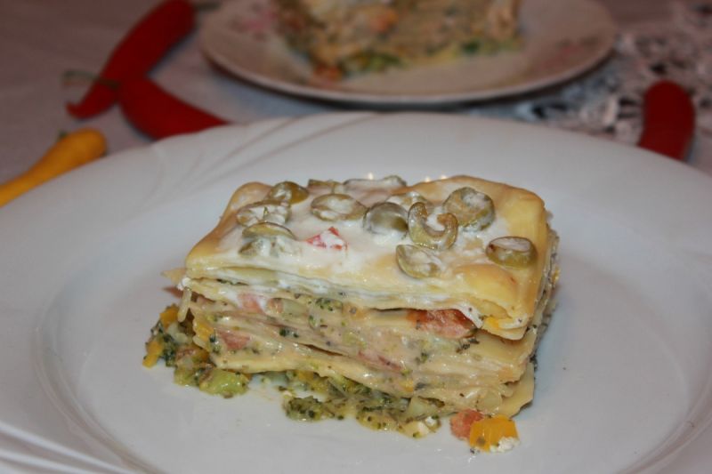 Lazania brokułowa Lazania brokułowa