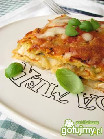 Lazania na macy z cukinią