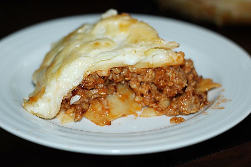 Lazania z kaszą oraz komosą ryżową  Lazania z kaszą oraz komosą ryżową