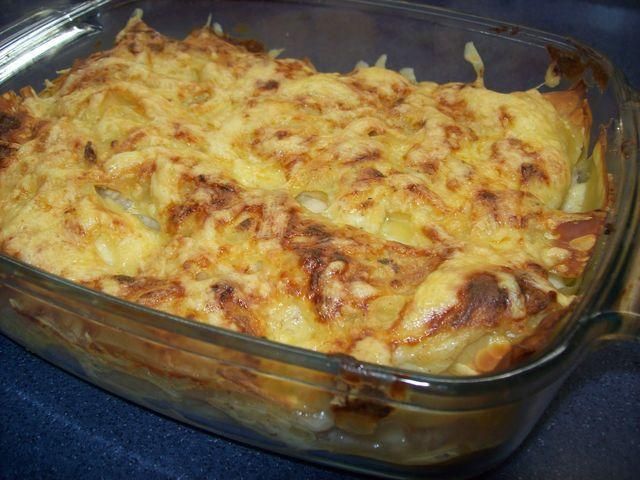 Lazania z mięsem i cukinią