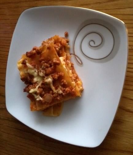 Lazania z mięsem mielonym