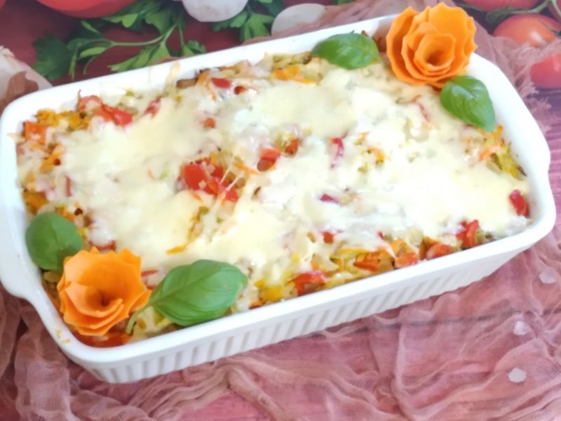 Lazania z młodą kapustką