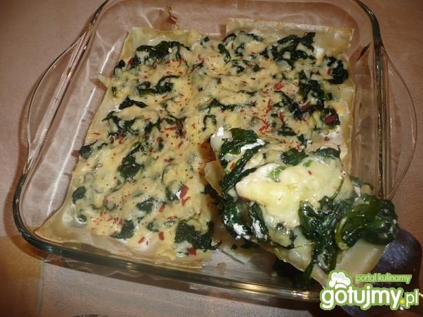 Lazania ze szpinakiem 2 Lazania ze szpinakiem 2