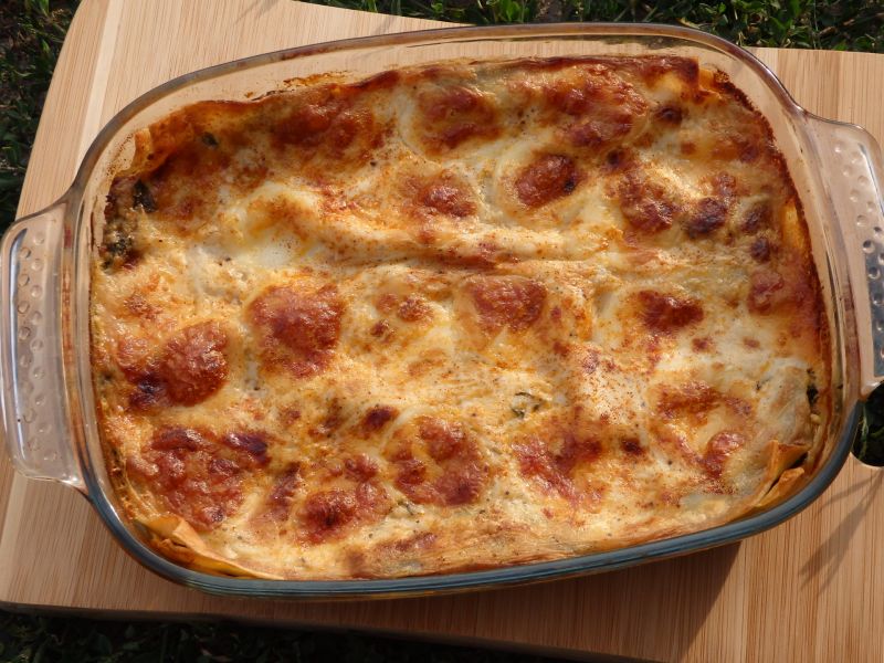 Lazania ze szpinakiem Lazania ze szpinakiem