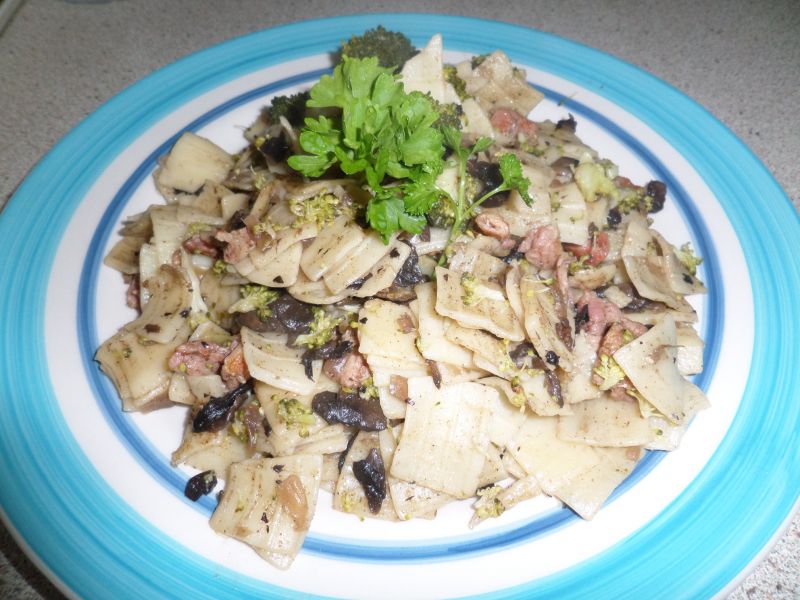 Łazanki z brokułem